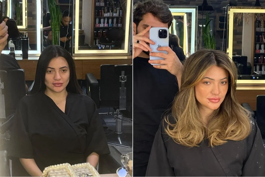 Lais Gabriela Barbosa da Cunha, mulher que esfaqueou cabeleireiro