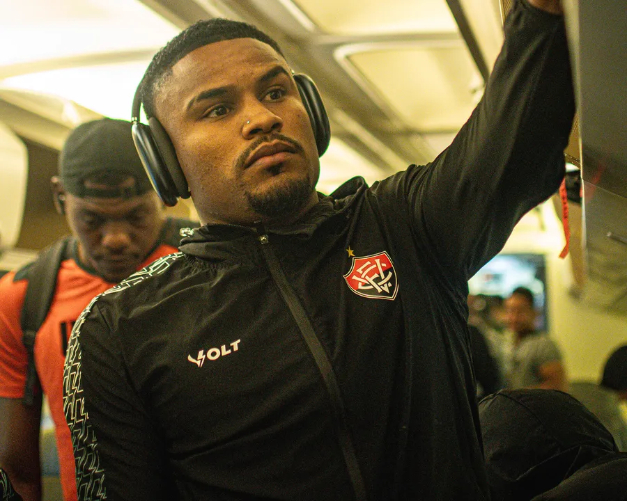 Nathan Mendes durante a viagem para o Rio de Janeiro