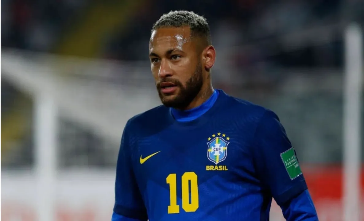 Neymar em campo pela Seleção Brasileira