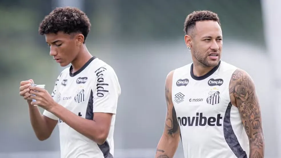 Robinho Jr. e Neymar possuem uma relação de “padrinho e apadrinhado”