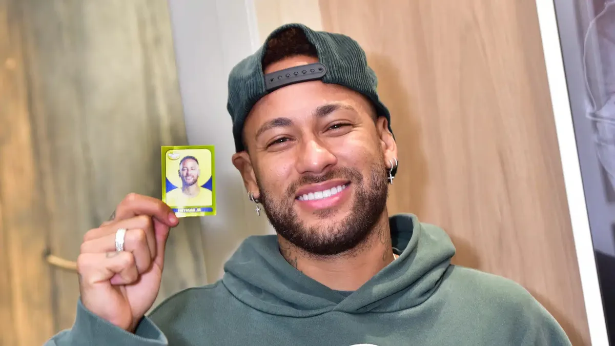 Neymar e sua figurinha