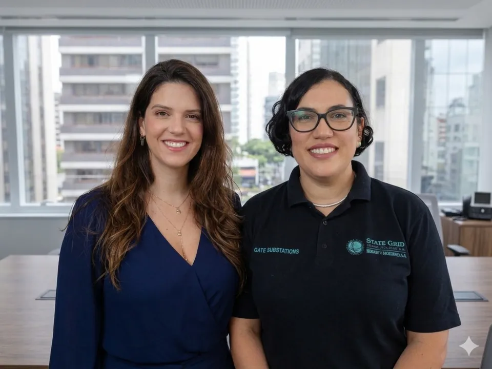 Renata Feijó e Camila Maciel são mulheres com cargos de liderança no setor de energia
