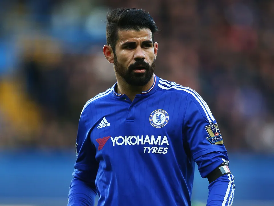 Diego Costa durante sua passagem no Chelsea