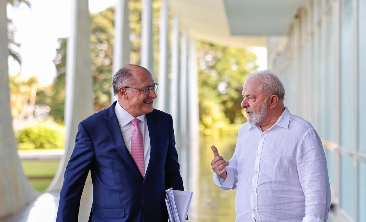 Presidente Lula e vice-presidente Geraldo Alckmin