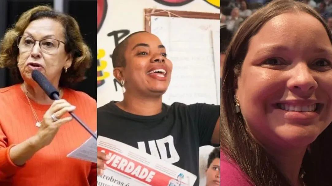 Lídice da Mata, Eslane Paixão e Isabela Sousa