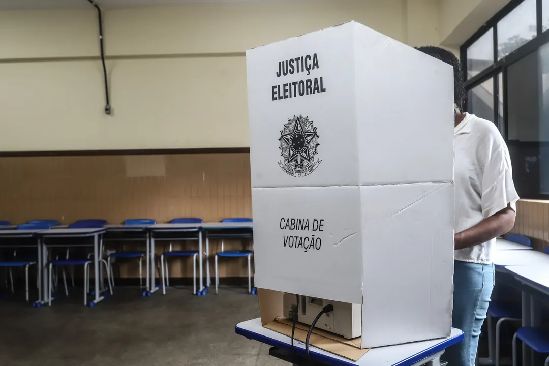 Cabine de votação em Salvador