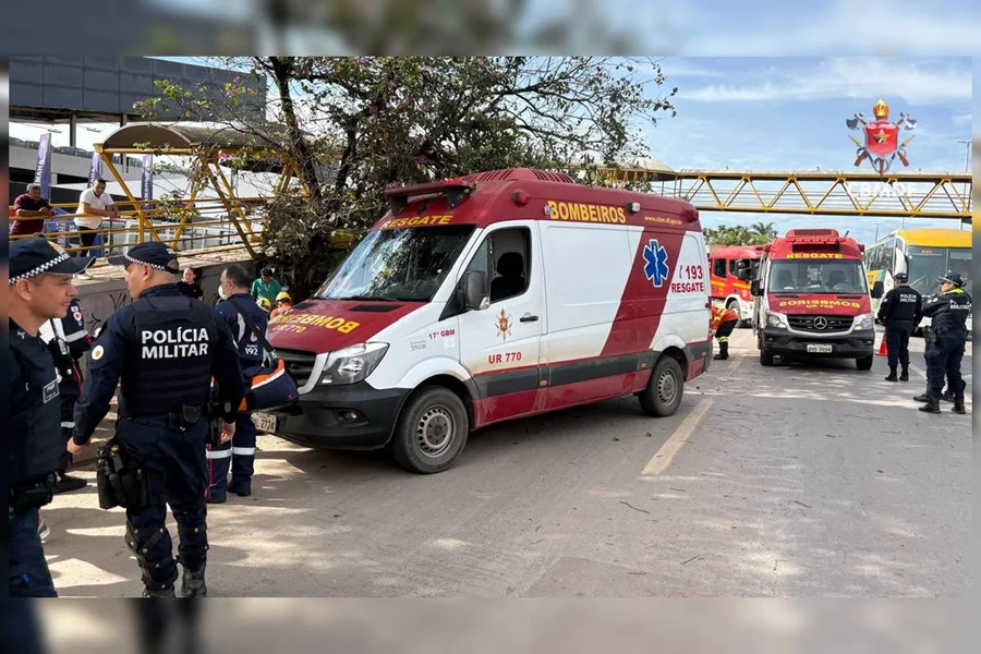Sete adolescentes foram levados ao hospital