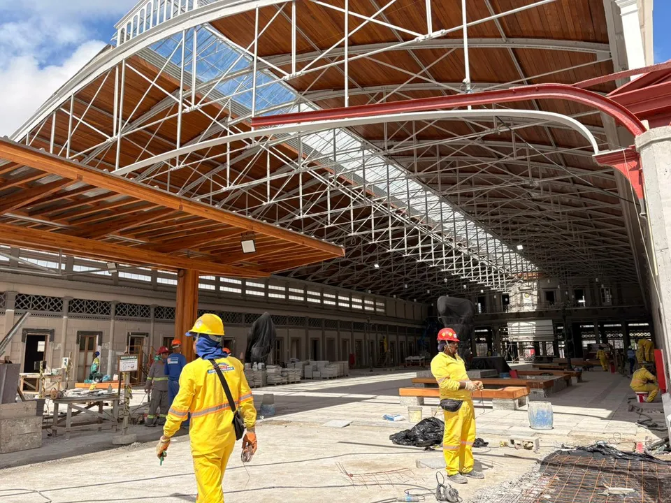 Obras do VLT de Salvador