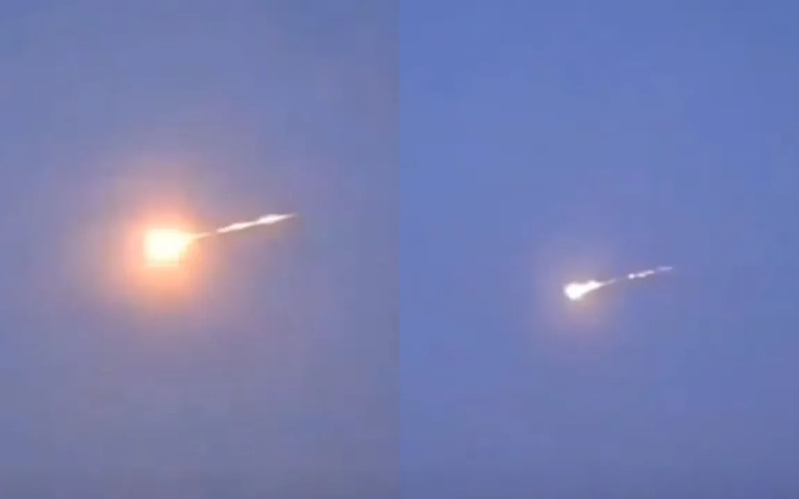 O fenõmeno atingiu uma casa da região