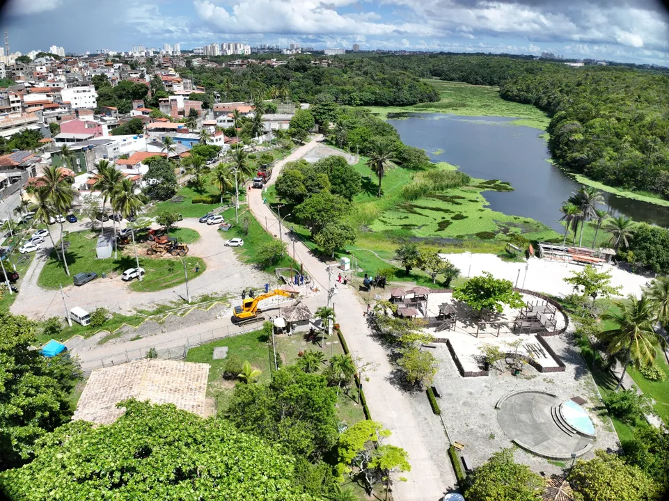Parque Metropolitano de Pituaçu passa por requalificação.