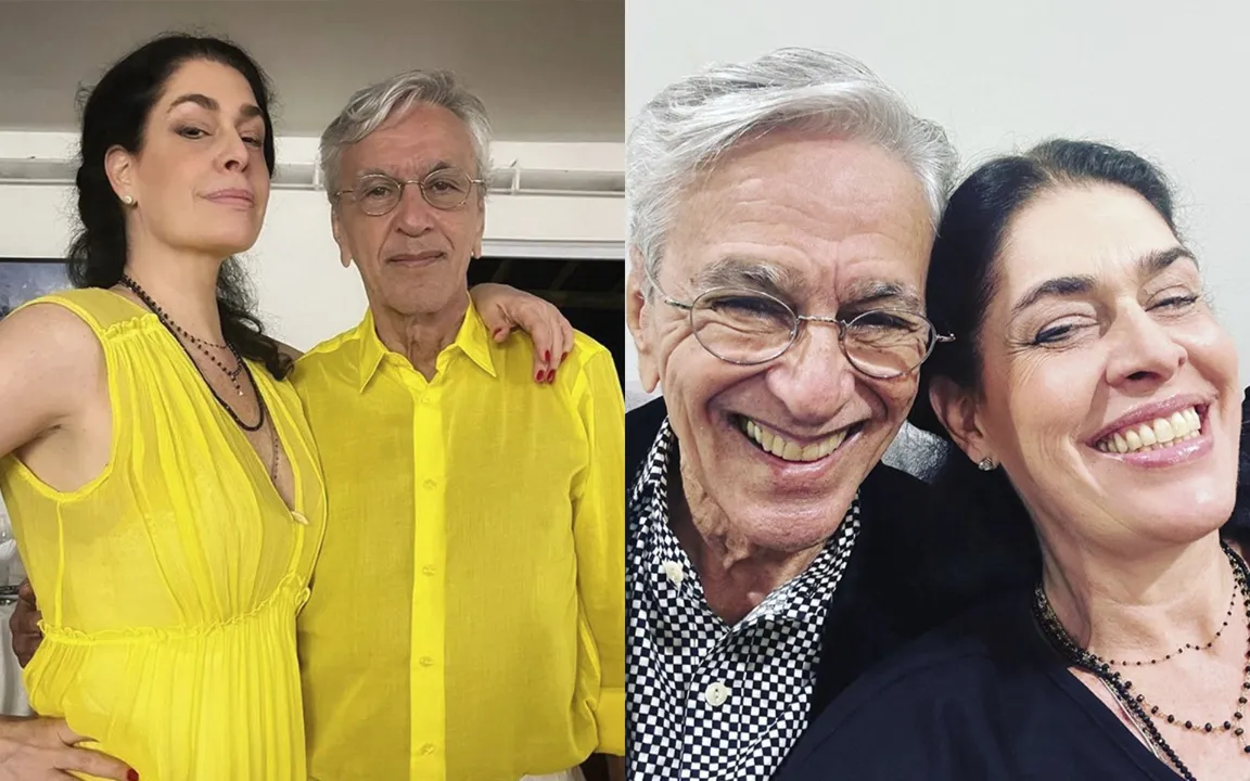 Paula Lavigne e Caetano Veloso estão juntos há cerca de 40 anos