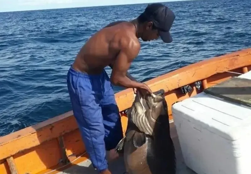 Pescador foi identificado como Davilson Junior dos Santos