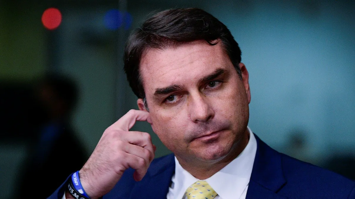Flávio Bolsonaro (PL-RJ), filho do ex-presidente Jair Bolsonaro e pré-candidato à Presidência