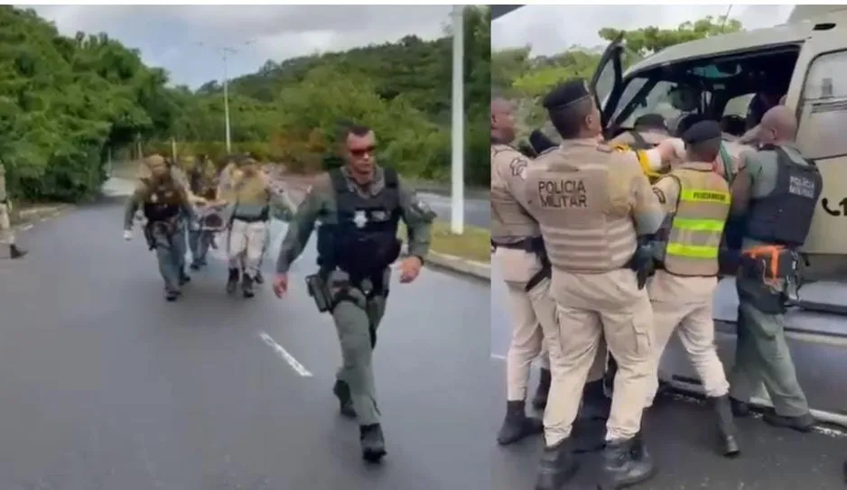 Policial militar é atropelado por carro "paredão" enquanto preparava ponto de abordagem em Salvador