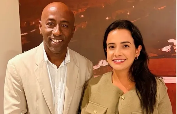 Vice-prefeito Orlando dos Santos (PT) e a prefeita Laryssa Andrade  (PP)