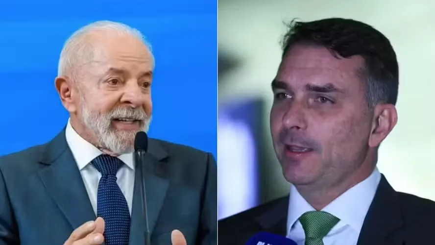 Lula e Flávio Bolsonaro são os principais nomes ao Planalto