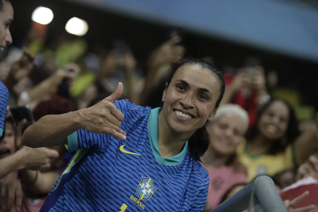 Marta pela Seleção Brasileira