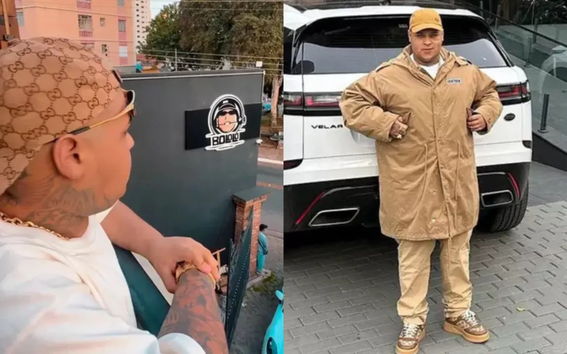 Registro de MC Ryan na frente do restaurante