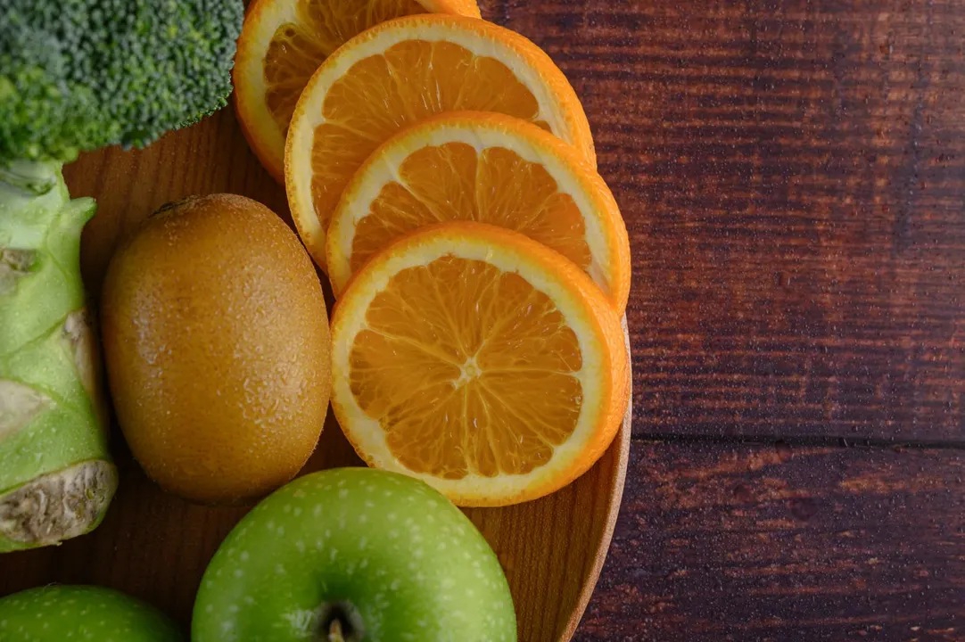 Frutas cítricas como laranja faz parte da alimentação
