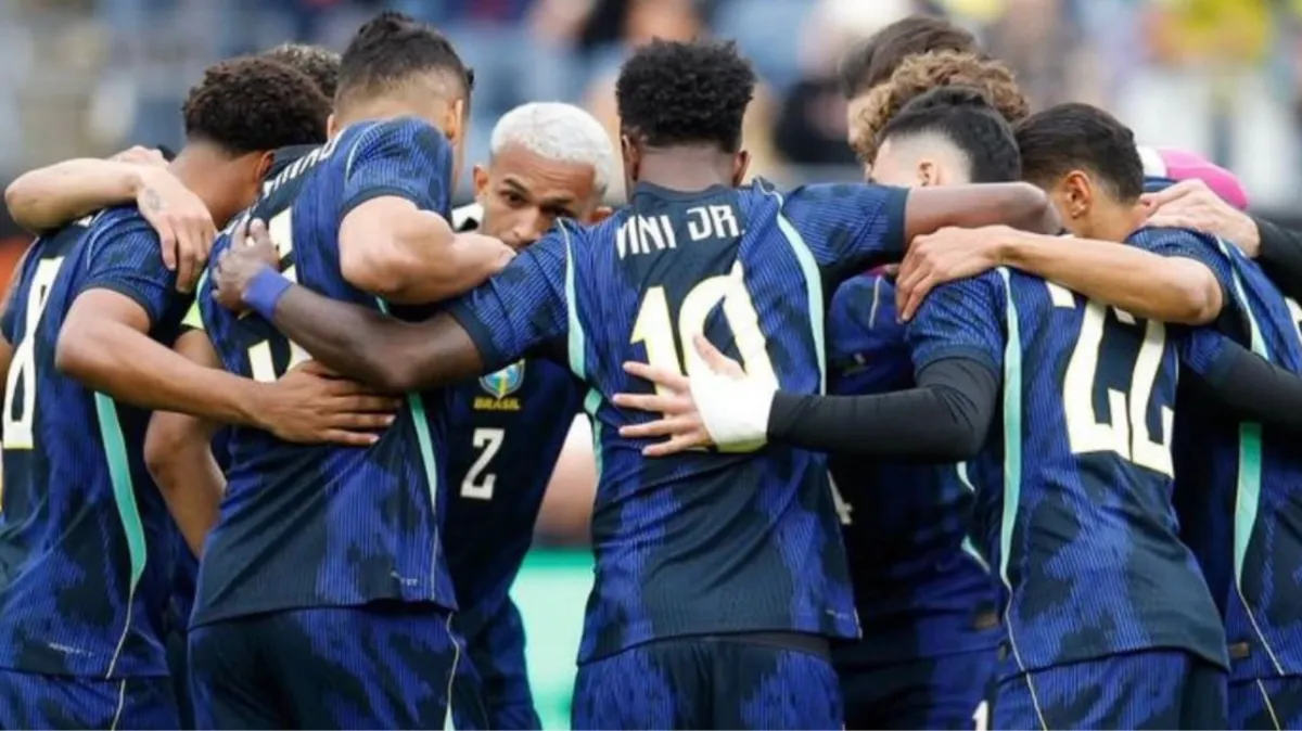 Seleção Brasileira contra a França