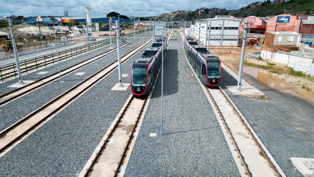 Veículo Leve sobre Trilhos (VLT) de Salvador