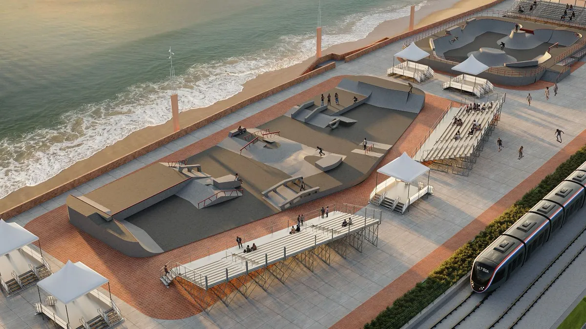 Projeto na nova pista de skate no Subúrbio Ferroviário de Salvador