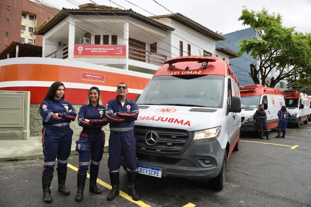 O Samu atende cerca de mil pessoas por dia em Salvador e cidades vizinhas