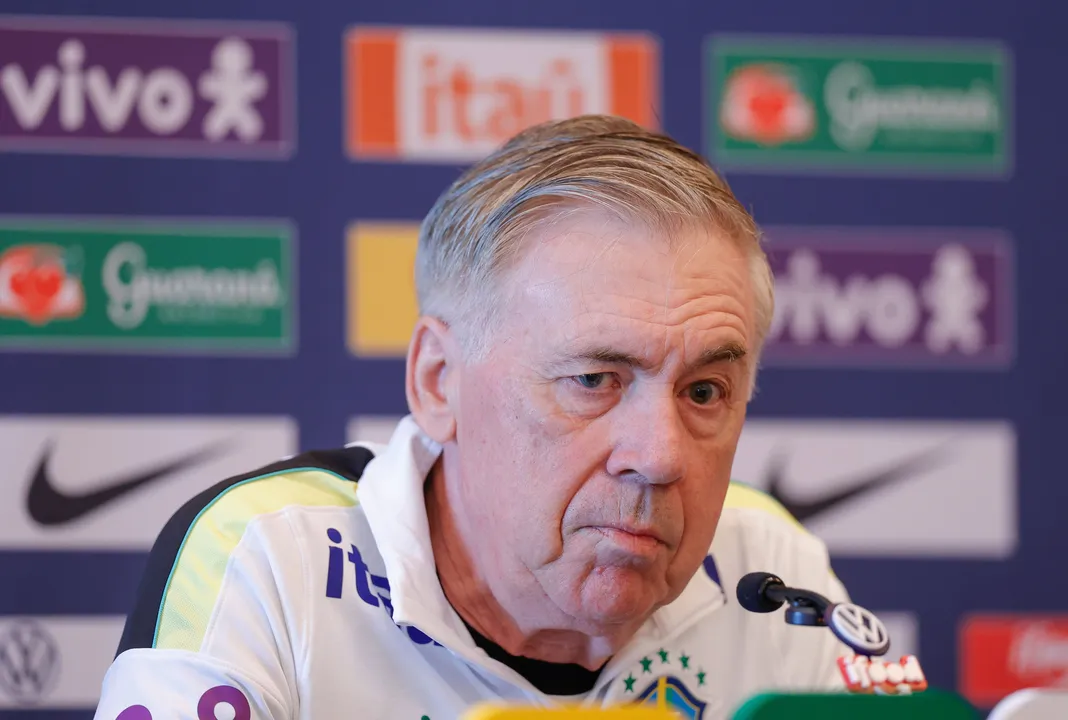 Carlo Ancelotti, técnico da Seleção Brasileira