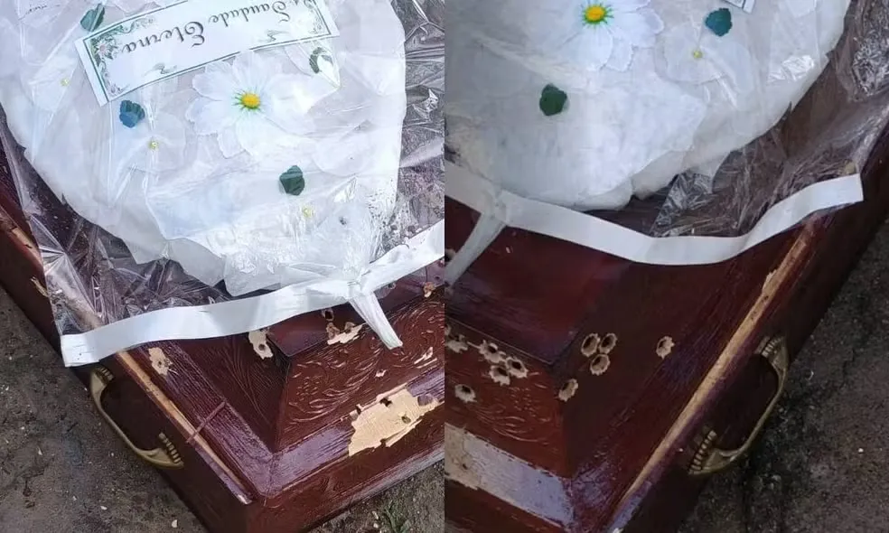 Suspeitos invadiram o Cemitério Municipal de Dias D’Ávila e dispararam contra o caixão