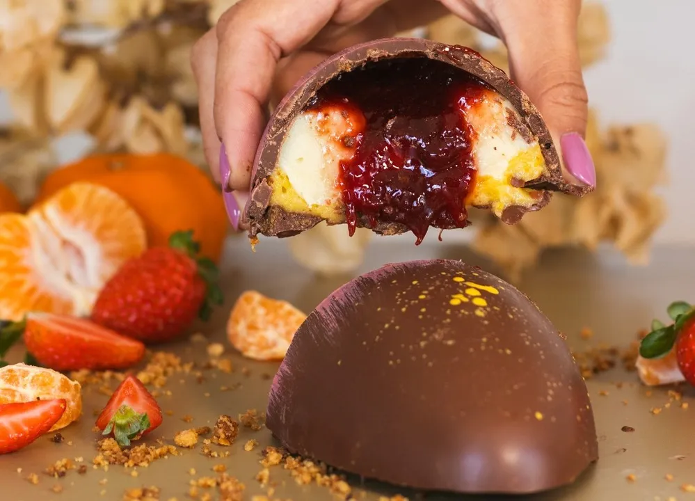 Ovo de Tangerina de morango