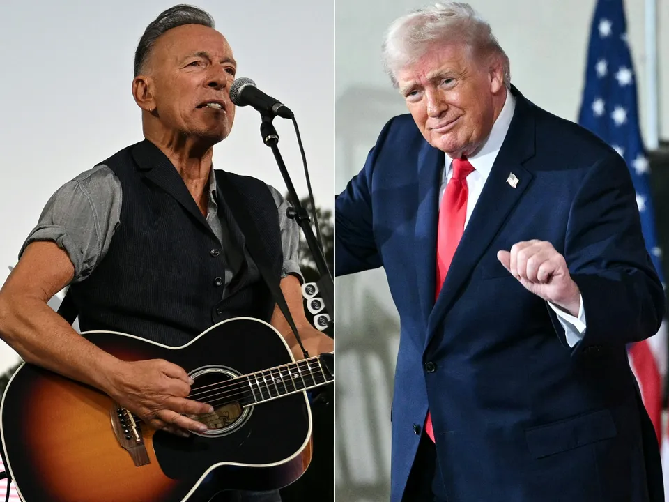 Bruce Springsteen e Donald Trump