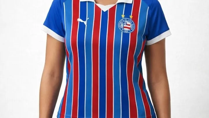 Imagem ilustrativa da imagem Vaza suposto segundo uniforme não lançado do Bahia; veja imagens