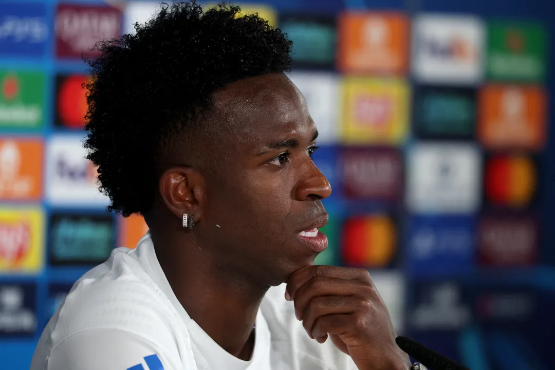 Vinicius Júnior, jogador do Real Madrid e da Seleção Brasileira