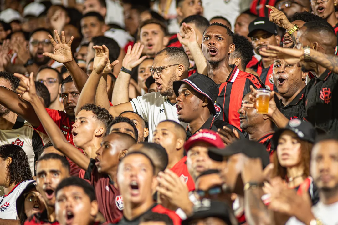 Torcida do Vitória nas arquibancadas