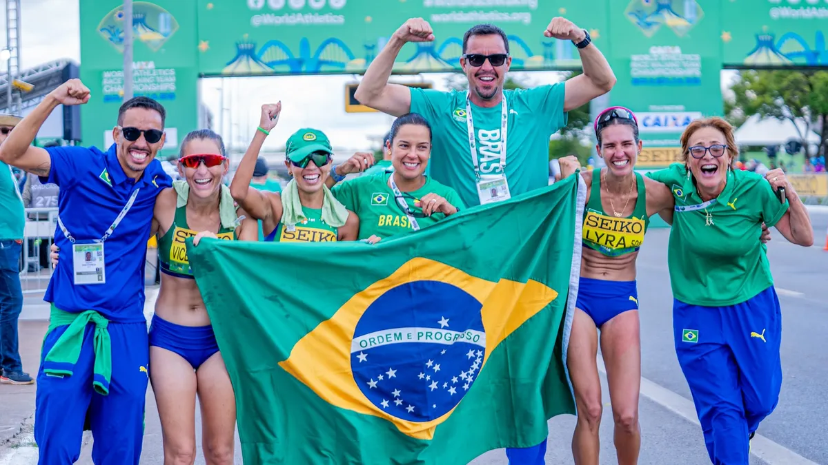 Brasil conquistou uma medalha inédita no Mundial de Marcha Atlética