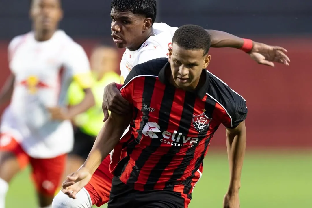 Imagem ilustrativa da imagem Vitória é goleado em casa pelo RB Bragantino no Brasileirão Sub-20