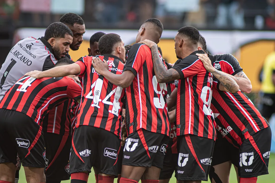 Time do Vitória em campo