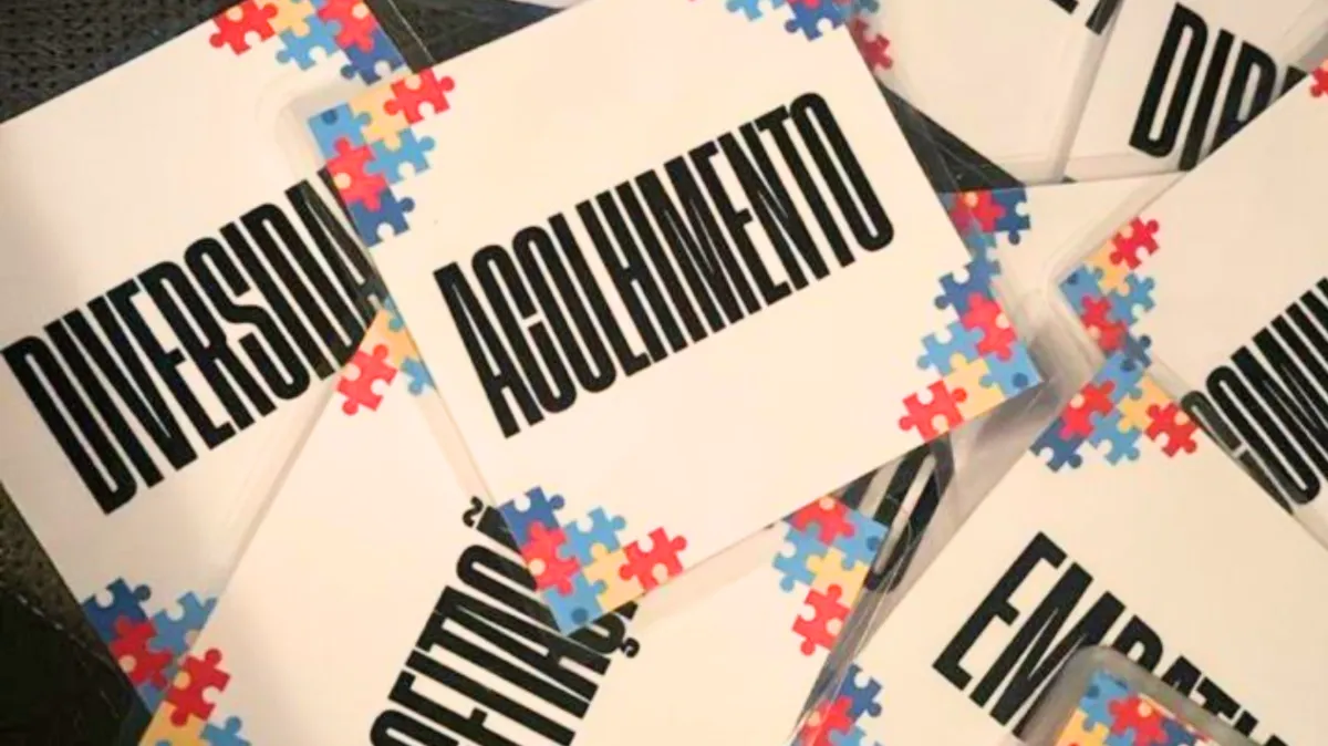 Ação do Vitória para conscientização do autismo