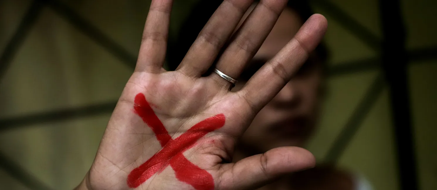 Imagem ilustrativa remetendo a violência contra a mulher