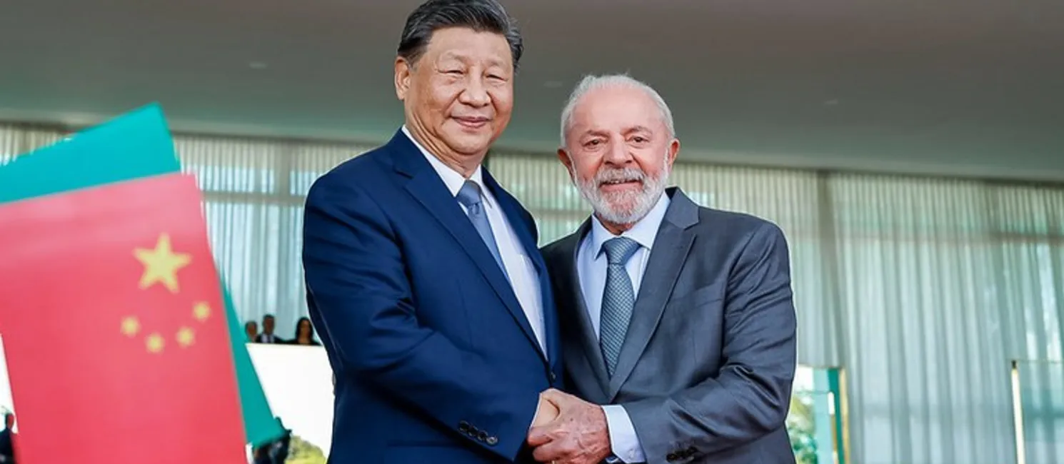 Lula e Xi Jinping, presidente da China