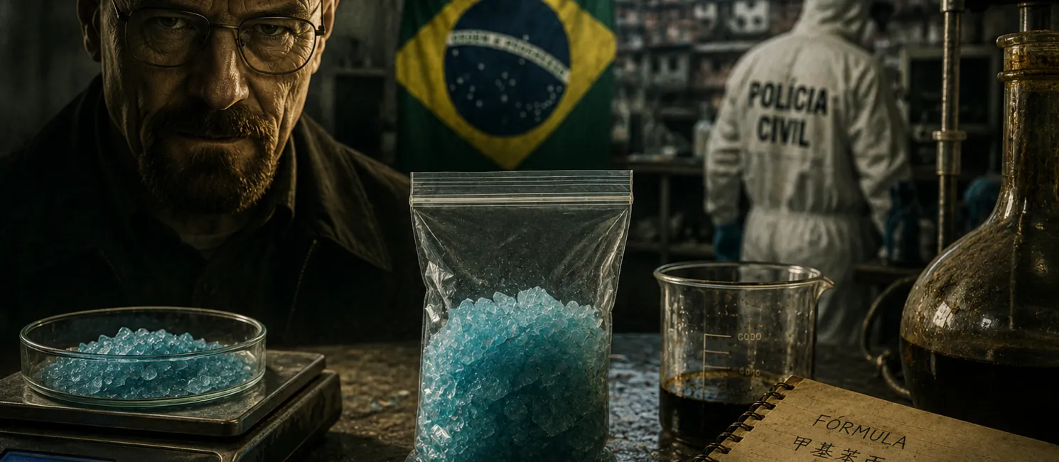 Produção nacional da droga de Breaking Bad faz consumo disparar no Brasil