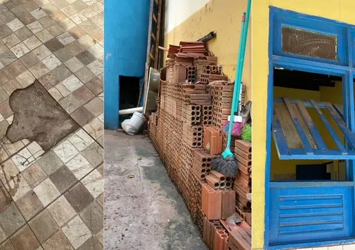 Escola de Caeté-Açu vive crise com estrutura abandonada