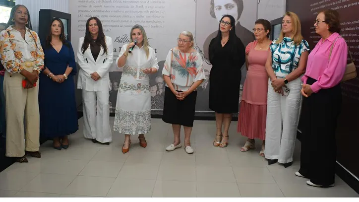 Inauguração da exposição Mulheres no Legislativo baiano