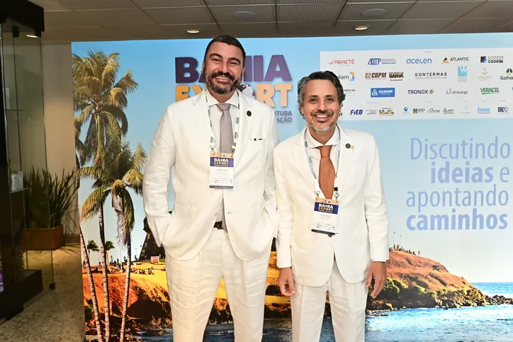 Fabrício Julião e Fausto Franco no Bahia Export 2026, em Salvador