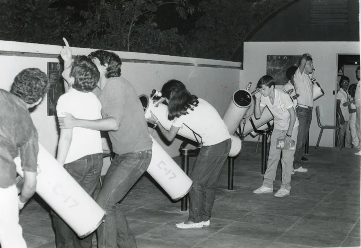 Baianos tentaram avistar o Halley nos telescópios do Observatório Antares