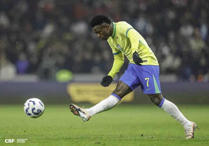 Vini Jr. foi um dos destaques da partida contra a Croácia