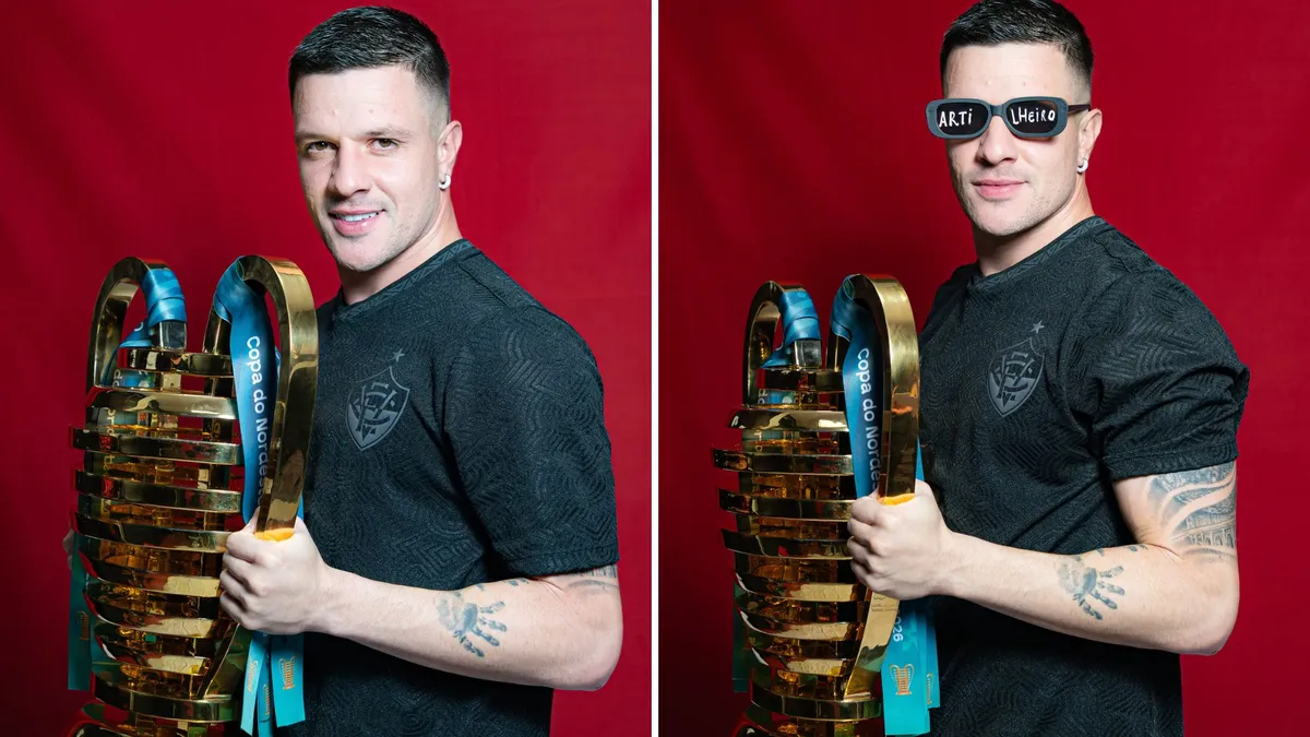 Renato Kayzer com a taça da Copa do Nordeste