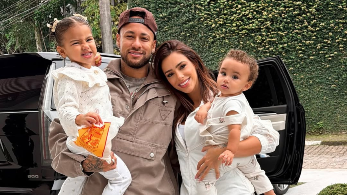 Bruna Biancardi, Neymar e as filhas