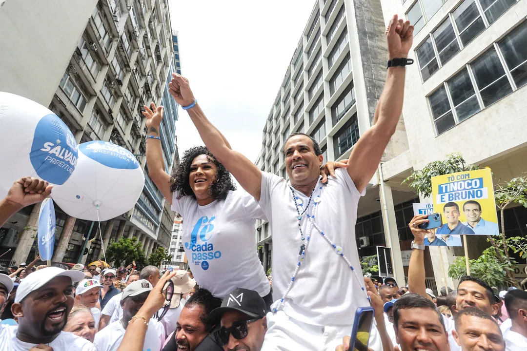 Prefeito Bruno Reis ( União Brasil) e Léo Kret (União Brasil)
