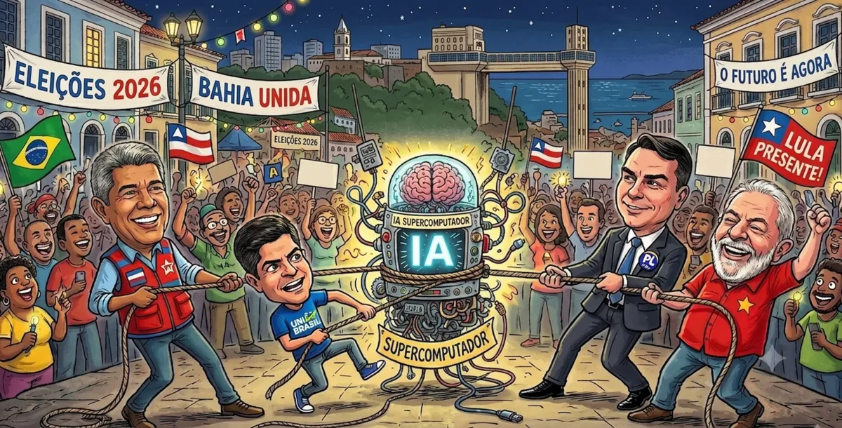 Jerônimo Rodrigues, ACM Neto, Flávio Bolsonaro e Lula